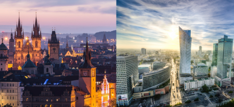 Czech Republic & Poland Skyline