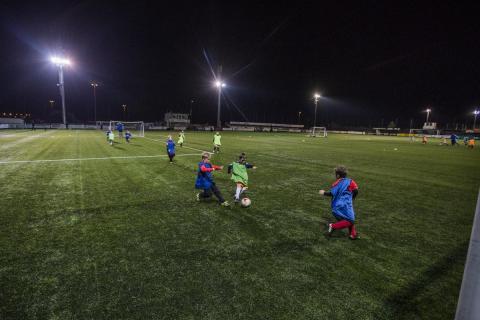 Children playing Football