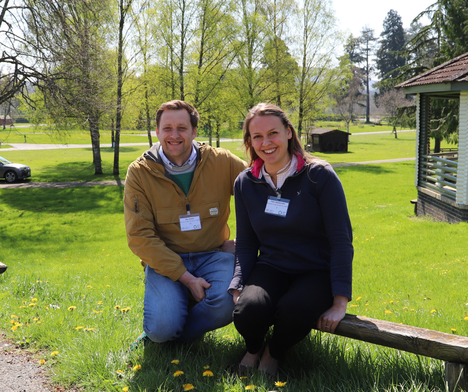 Llyr Jones, Business and Innovation Leader and Samantha Alexander, Junior Programme leader