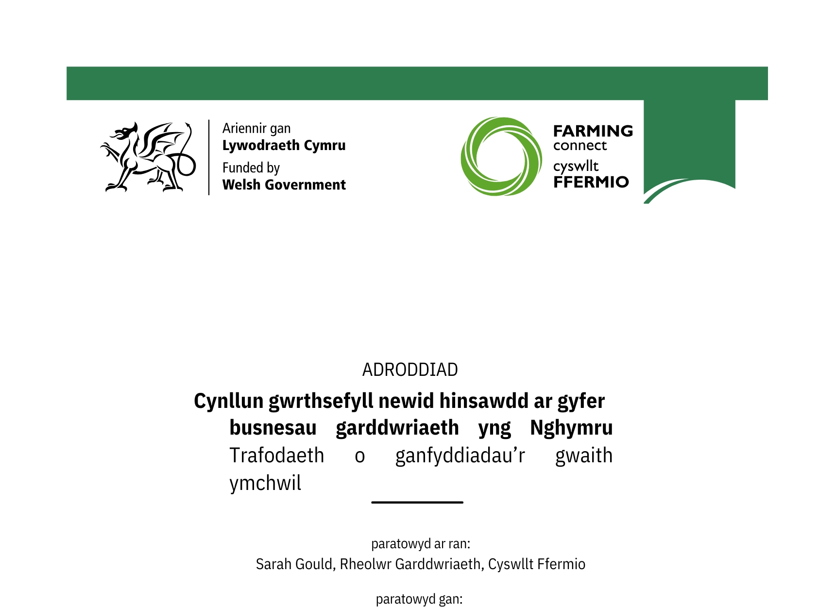 A climate resilience plan for Welsh Horticulture Businesses_CY