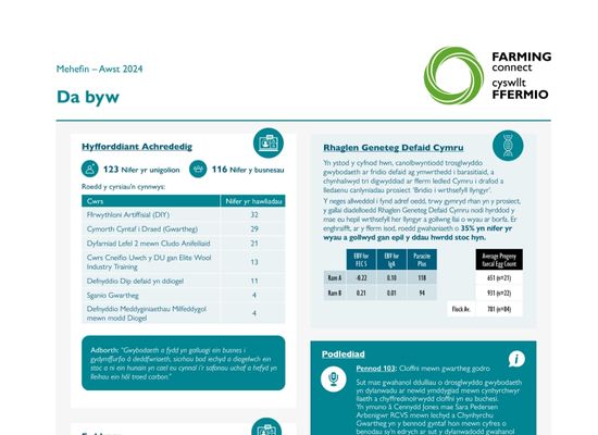 Da byw Mehefin – Awst 2024