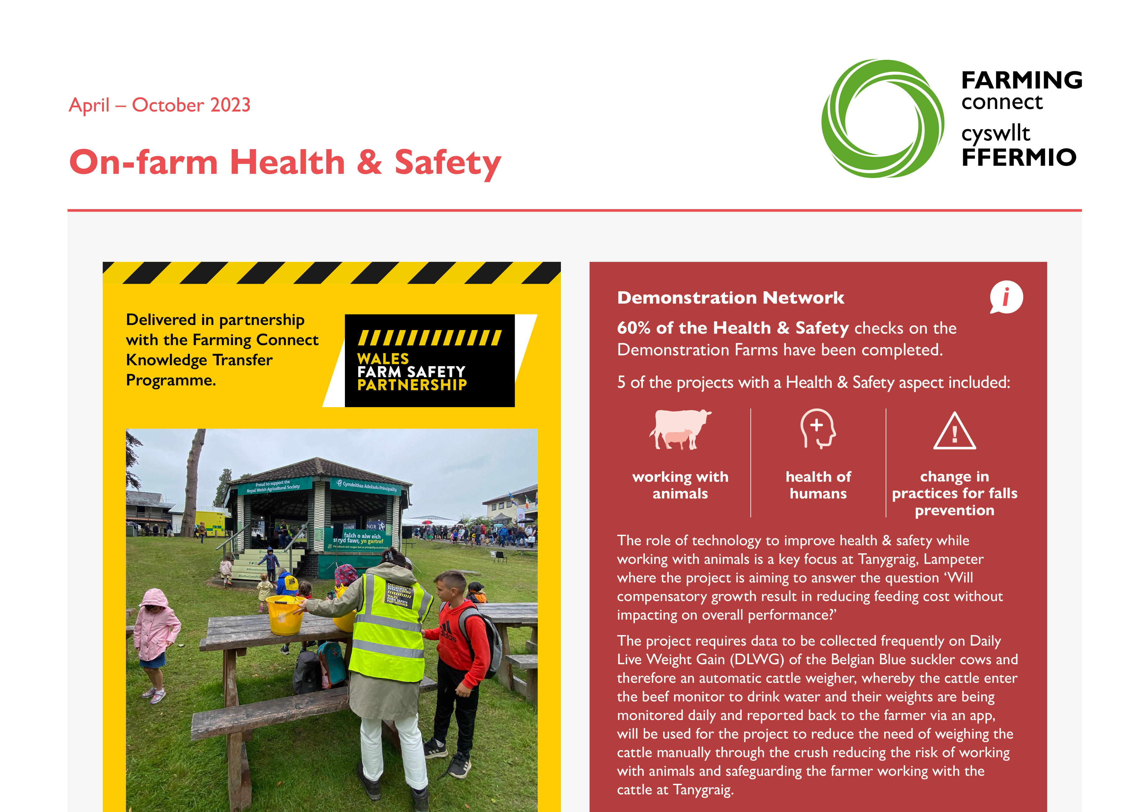 On-farm Health & Safety April – October 2023