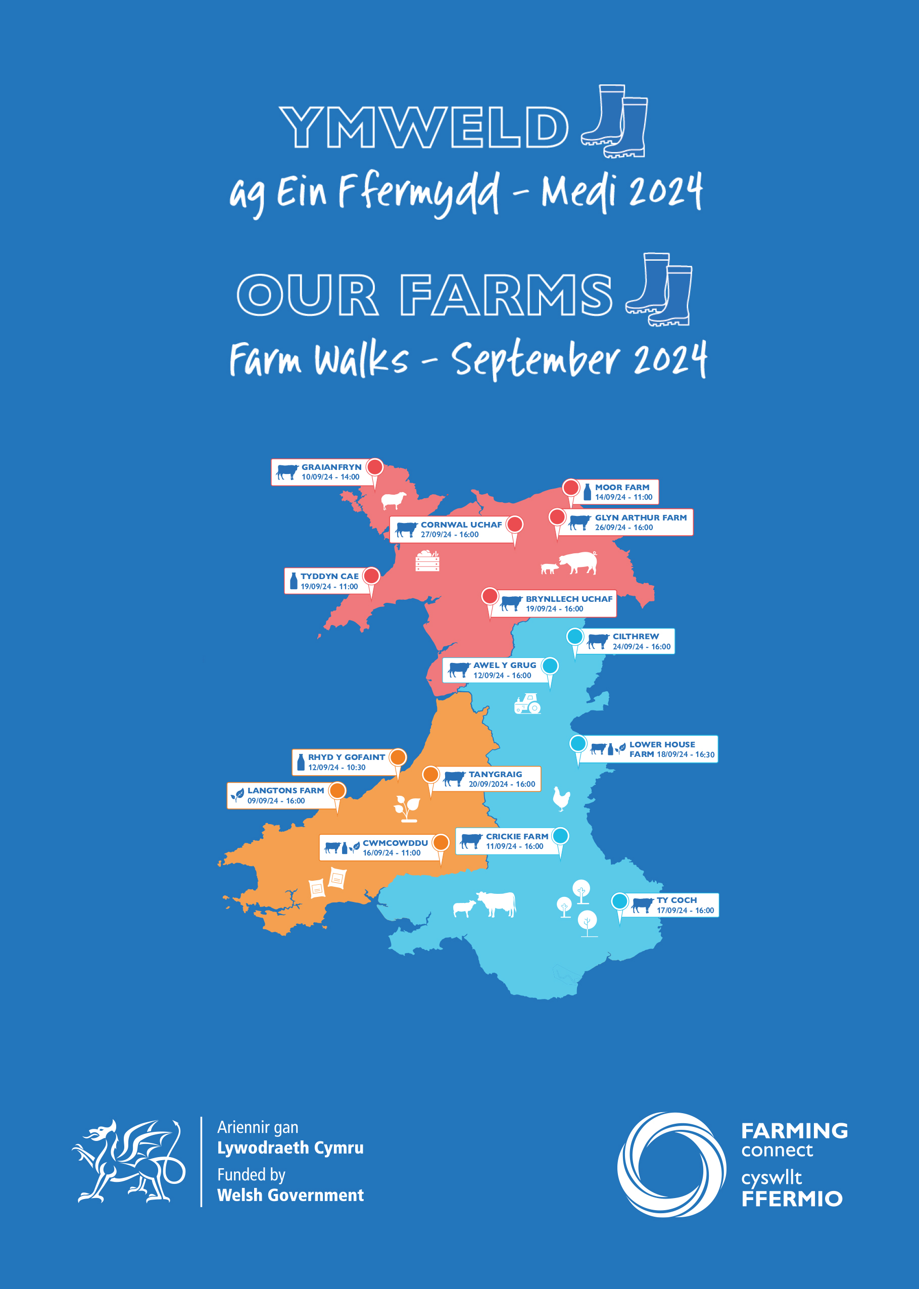 Ymweld ag Ein Ffermydd_Our Farms Farm Walks 2024
