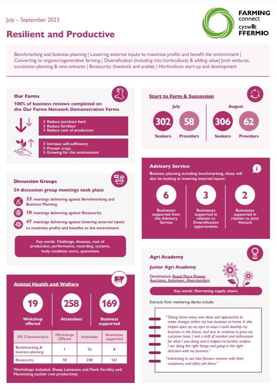 Resilient and Productive July – September 2023