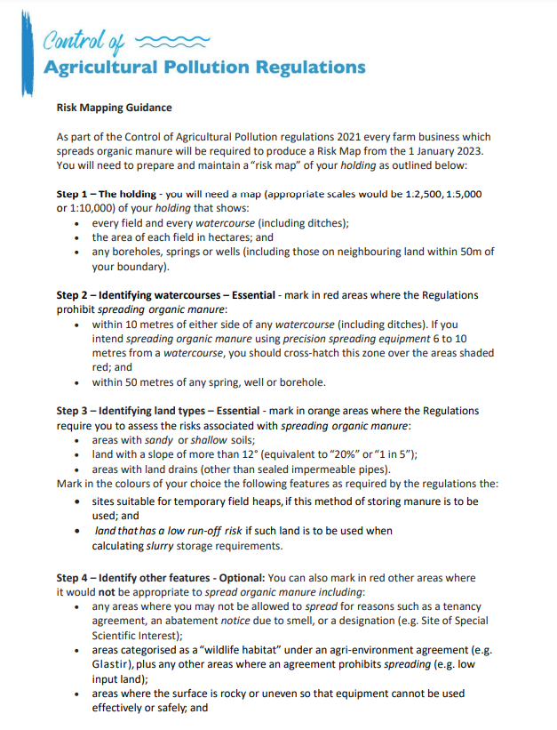 Risk Mapping Guidance