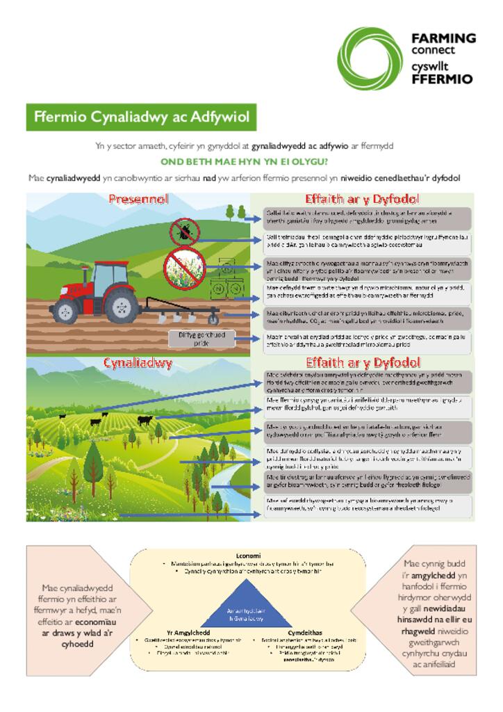Taflen Gwybodaeth - Ffermio Cynaliadwy ac Adfywiol