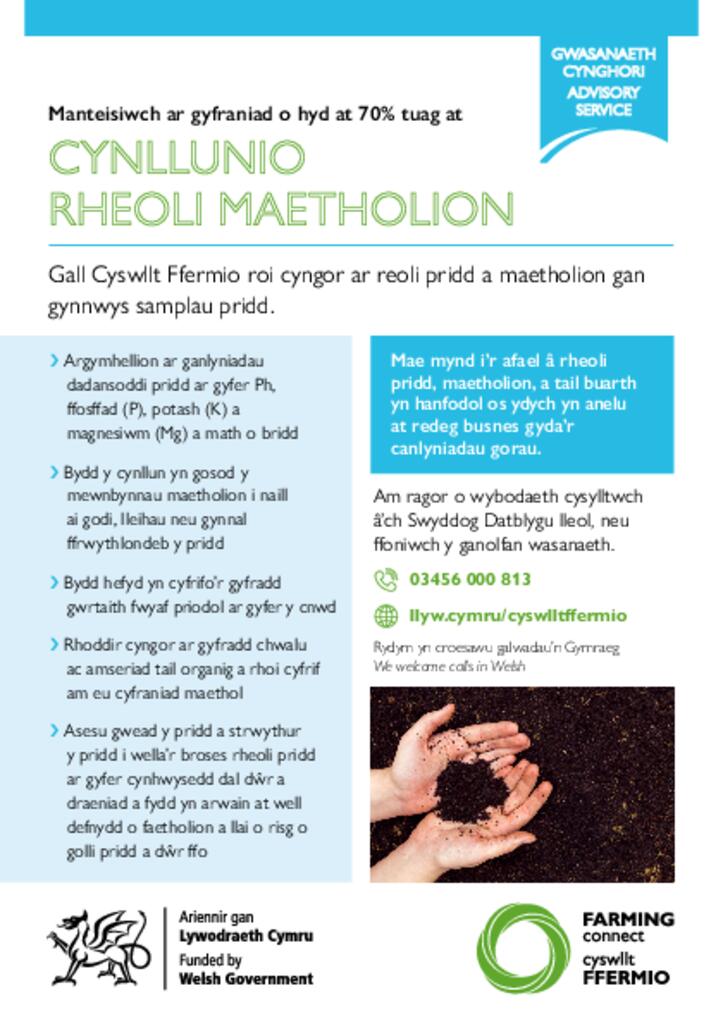 Cynllunio Rheoli Maetholion