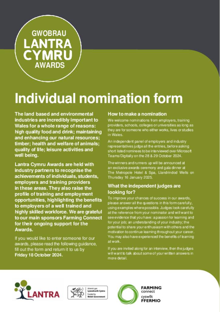 Lantra Cymru Awards 2024