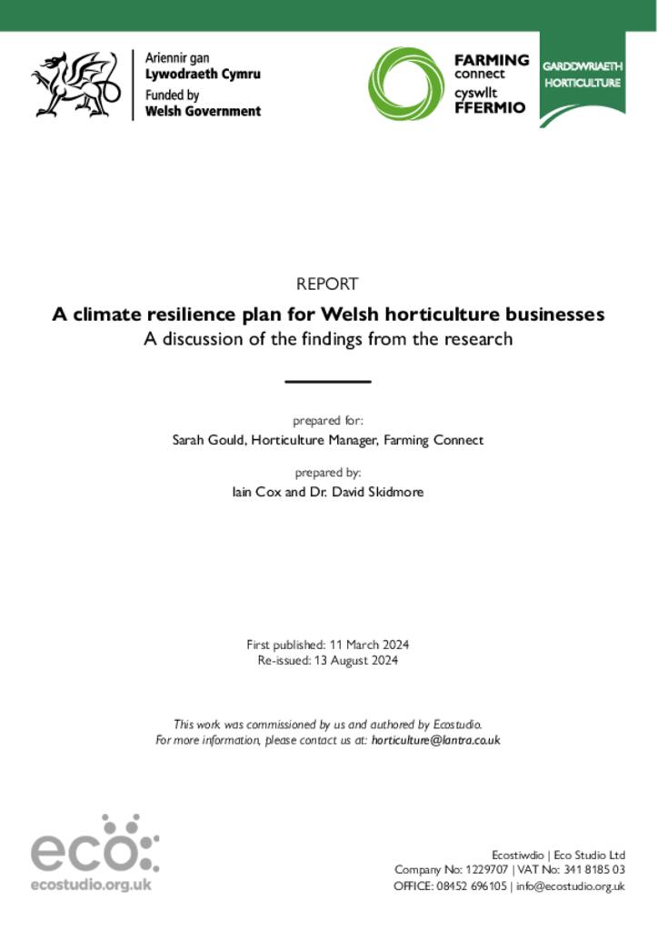 A climate resilience plan for Welsh Horticulture Businesses_Aug24_1