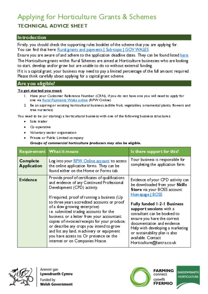 Guidance on Applying for Horticulture Grants and Schemes_V1124