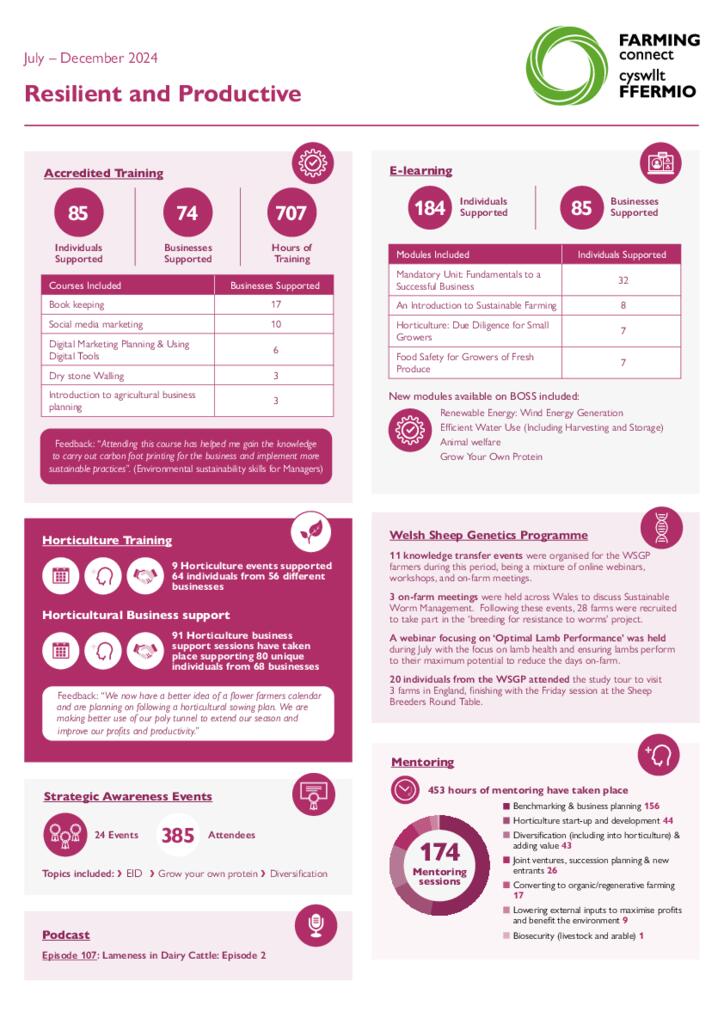 Resilient and Productive July – December 2024
