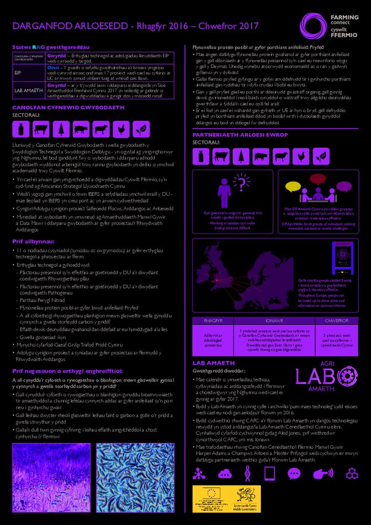 Darganfod Arloesedd: Rhagfyr 2016 – Chwefror 2017