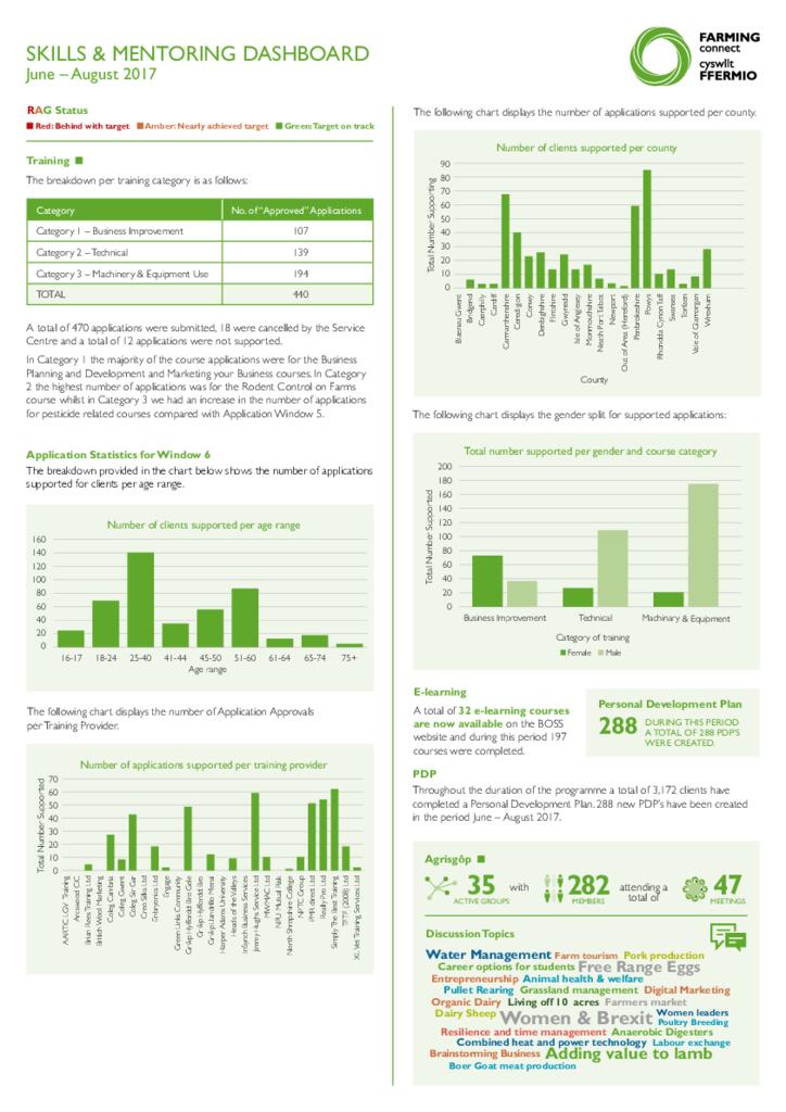 Skills & Mentoring: June – August 2017