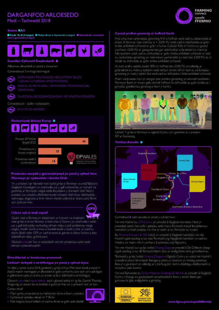 Darganfod Arloesedd: Medi 2018 - Tachwedd 2018