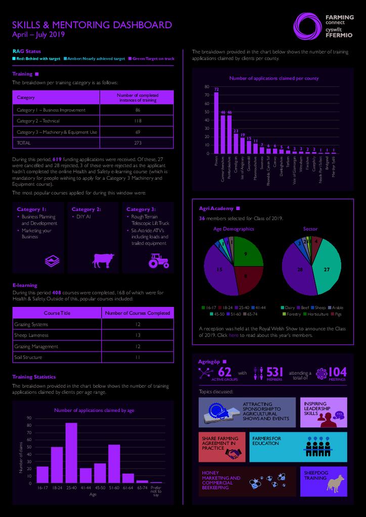 Skills & Mentoring: April 2019 - July 2019