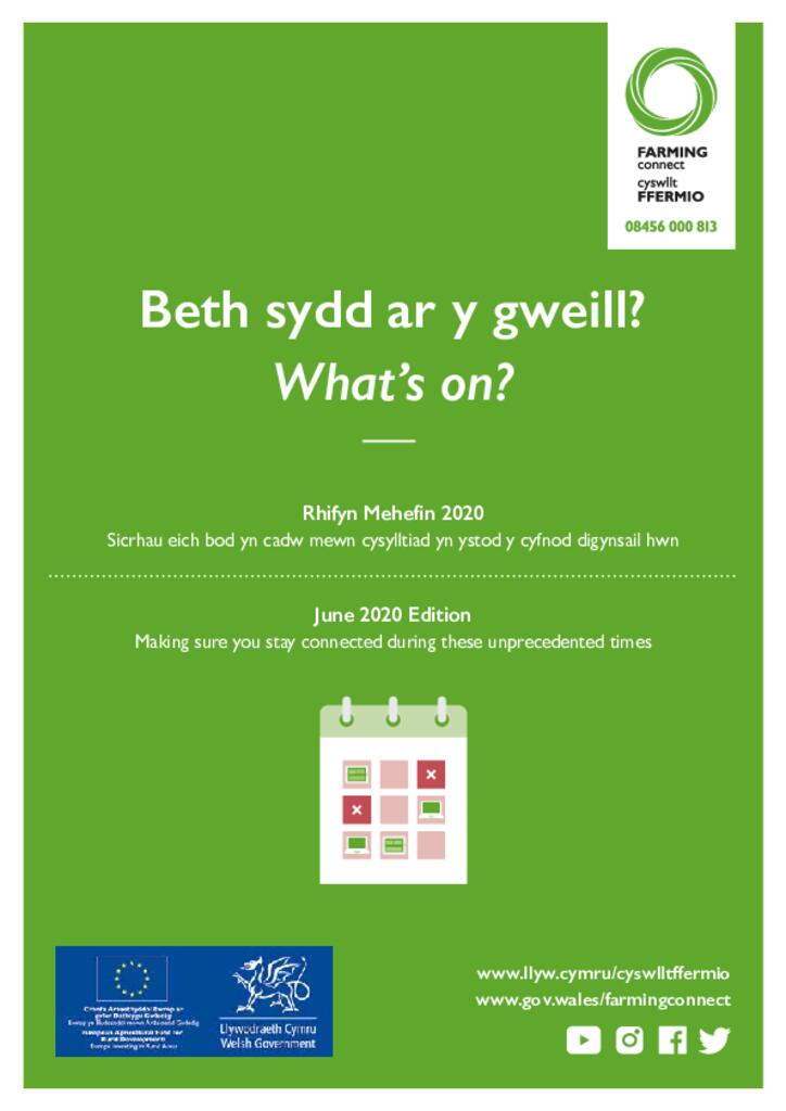 What's On Mehefin/June