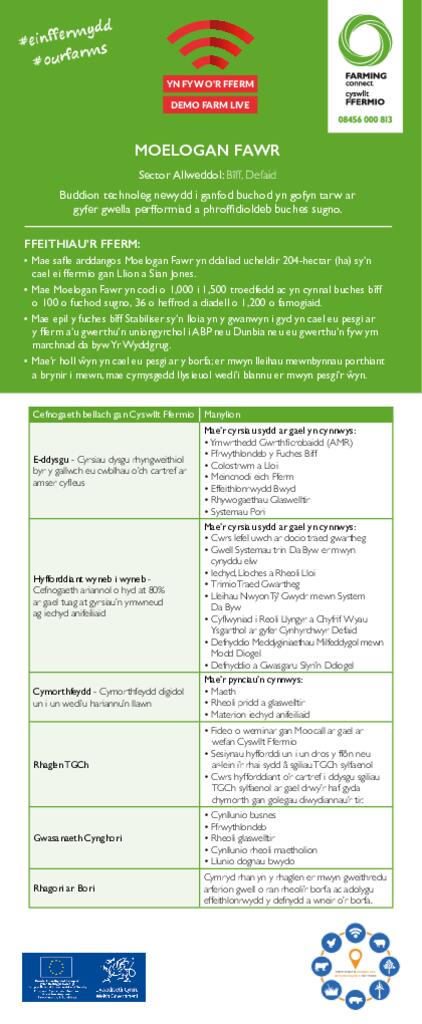 Yn fyw o'r fferm - Moelogan Fawr