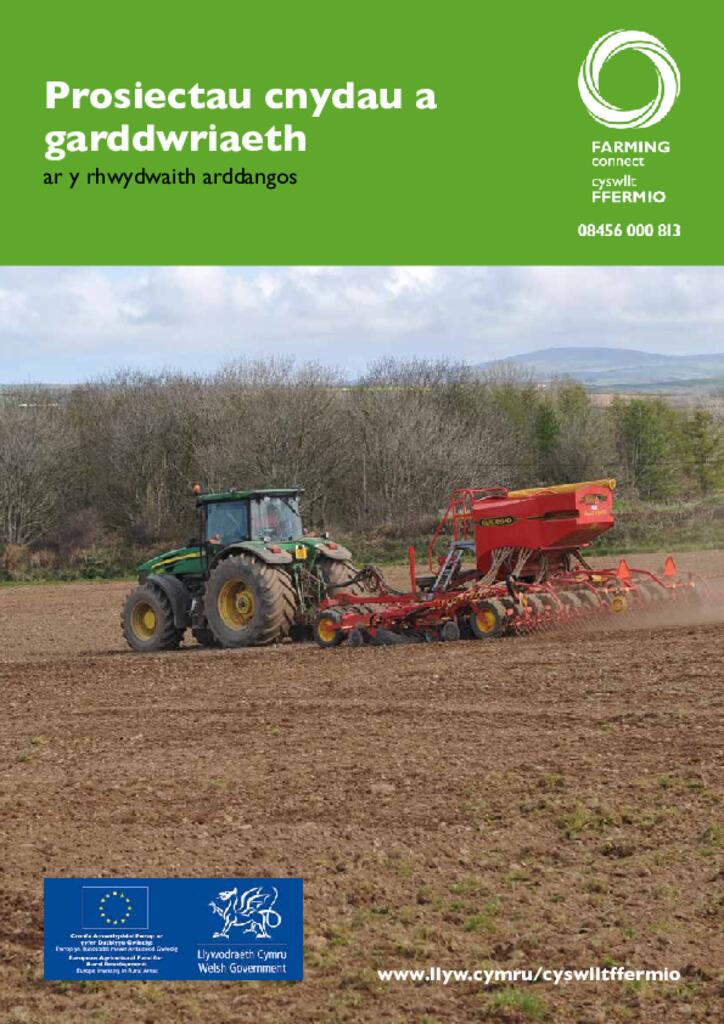 Prosiectau cnydau a garddwriaeth ar y rhwydwaith arddangos
