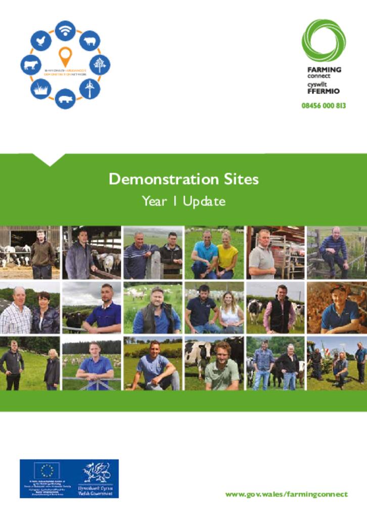 Demonstration Sites - Year 1 update