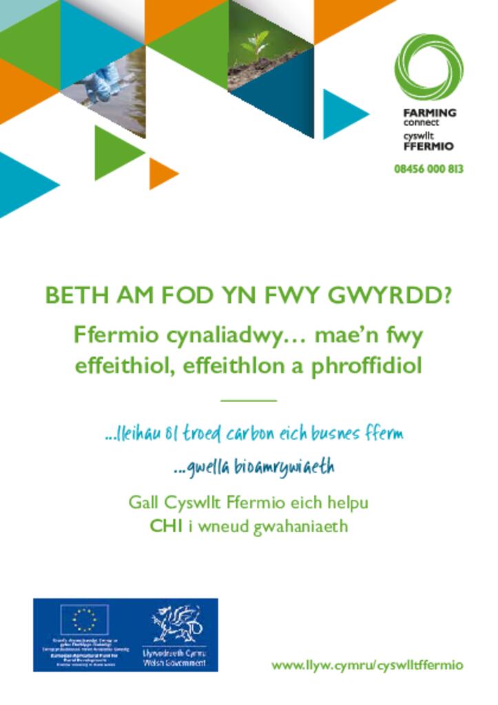 Llyfryn Ffermio Cynaliadwy