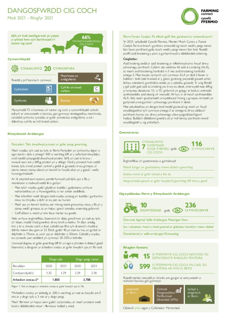 Dangosfwrdd - Cig Coch Ion 2022
