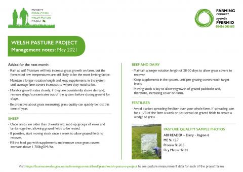 Management notes May 2021 - 1