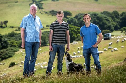 harry fetherstonhaugh emyr jones and rhys williams pictured at coed coch abergele