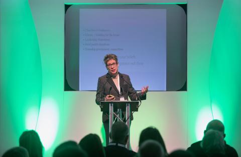 pictured at the conference are wisconsin dairy farmer daphne holterman