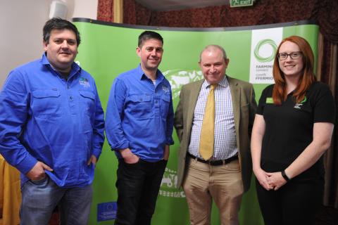 will prichard rob cumine justin scale and carys thomas