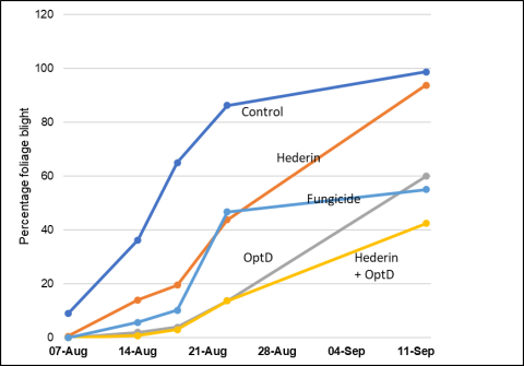 potato blight graph