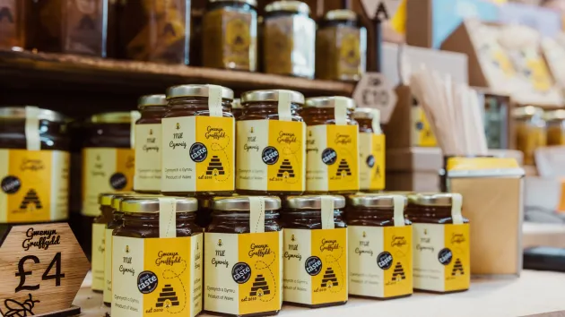 Jars of honey