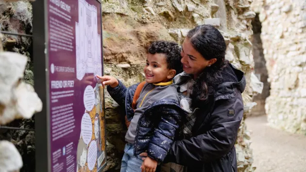 Castell Dinbych/Denbigh Castle