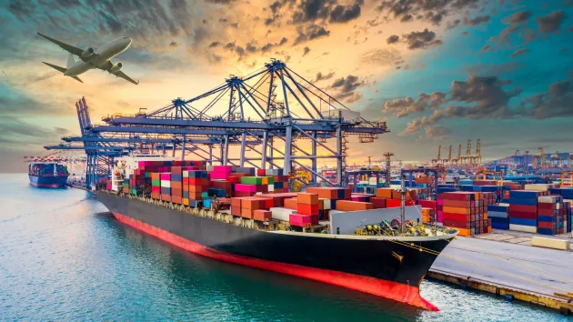 Export - ship, plane, trucks