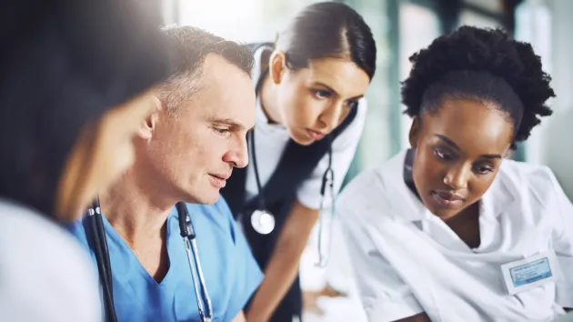 Professional healthcare workers