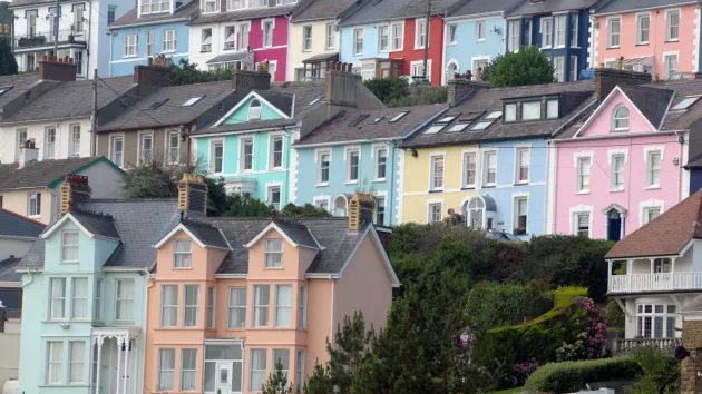 Houses in New Quay Wales