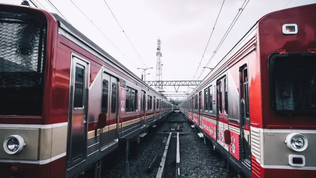 Red trains
