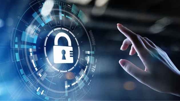 digital padlock - cyber security 