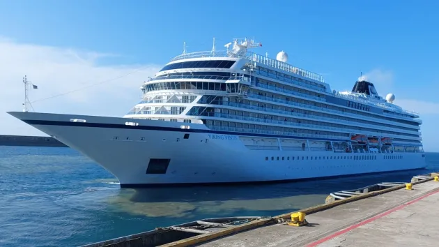 Viking Venus ship in Holyhead 