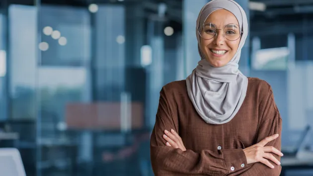 smiling business owner
