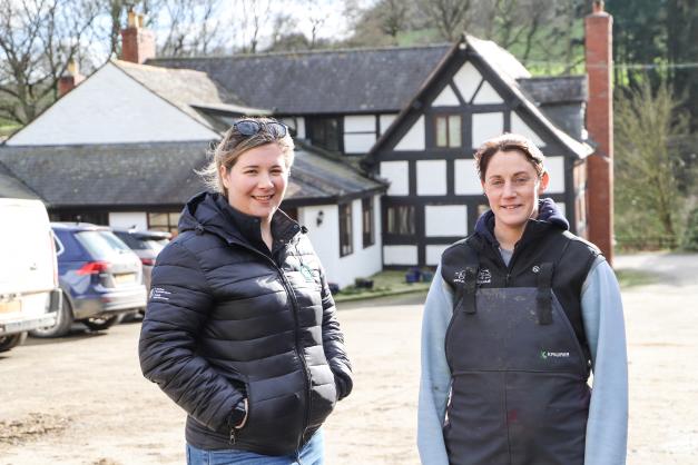Anna Jones and Grisial Pugh Jones Farming Connect Development Officer_