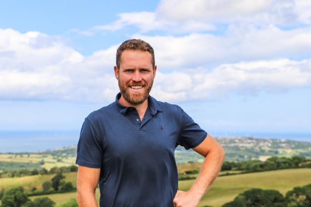 Dafydd Owen 2023 Agri Academy alumni share farming at Coed Coch Abergele_