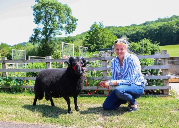 Ellen Firth who manages the Firth Flock and has established Firth Flock Flowers_