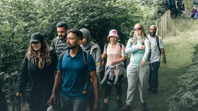 People walking