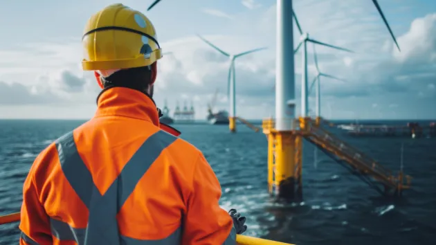 Wind turbine and engineer 