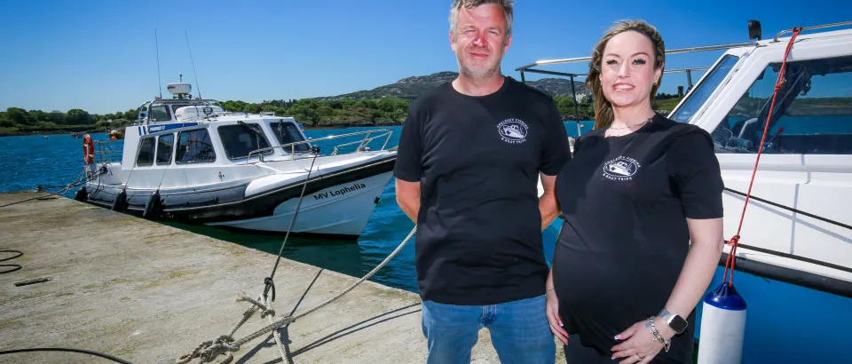 Dave and Amanda Jones, Anglesey Fishing owners
