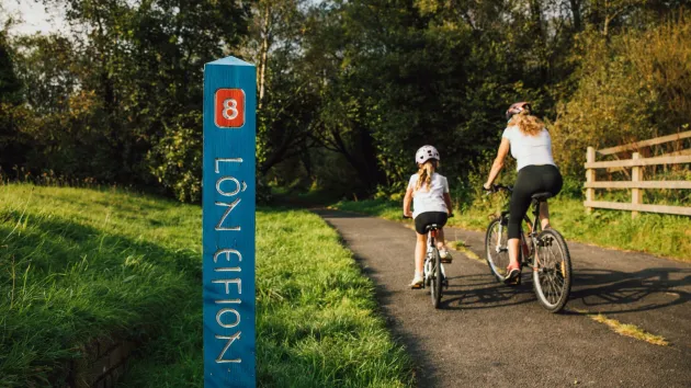 Lon Eifion Cycle path 