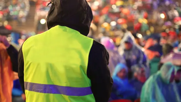 security at a music festival