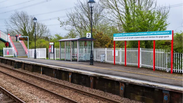Llanfair PG railway station 