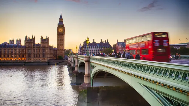 Westminster bridge, London.