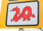 20mph road sign